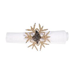 Sada 12 dekorativních kroužků na ubrousky Côté Table Snowflake