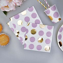 Sada 16 papírových ubrousků Neviti Pattern Works Dots