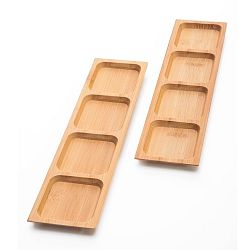 Sada 2 bambusových servírovacích misek Bambum Almeria, 24 cm