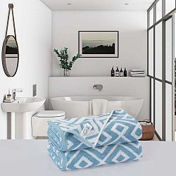 Sada 2 bavlněných osušek Descanso Rassano Demi, 70 x 140 cm