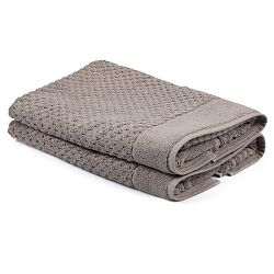 Sada 2 béžových ručníků Beverly Hills Polo Club Mosley, 50 x 80 cm