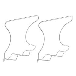 Sada 2 bílých oddělovačů na poličku Metaltex Wally