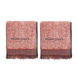 Sada 2 červených ručníků Marie Claire Colza, 40 x 60 cm