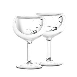 Sada 2 dvojitých skleniček Vialli Design Vodka, 30 ml