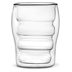 Sada 2 dvoustěnných sklenic Vialli Design Mia, 300 ml