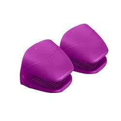 Sada 2 fialových silikonových chňapek Versa Mittens