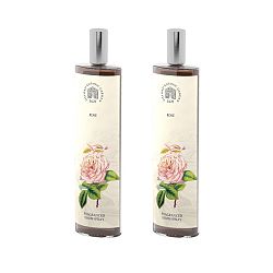 Sada 2 interiérových vonných sprejů s vůni růže Bahoma London Fragranced, 100 ml