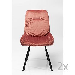 Sada 2 jídelních židlí s ocelovou konstrukcí Kare Design Berry