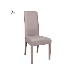 Sada 2 jídelních židlí s potahem z eko kůže Evergreen House Dinner