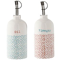 Sada 2 keramických nádob na olej a ocet Bloomingville Carla