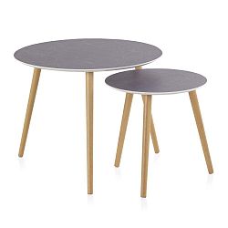 Sada 2 konferenčních stolků Geese Nordic Style Grisso, ⌀ 60 cm