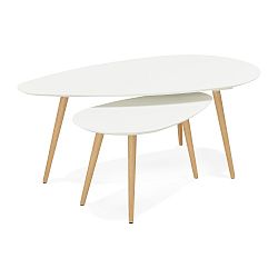 Sada 2 konferenčních stolků s bílou deskou Kokoon Gosmi