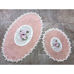 Sada 2 koupelnových předložek Alessia Inci Oval Powder