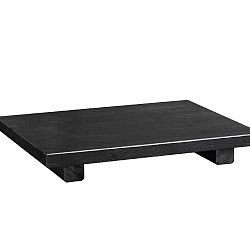 Sada 2 ks nočních stolků z borovicového dřeva v černé barvě Karup Design Dock Black