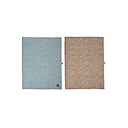 Sada 2 kuchyňských utěrek z organické bavlny OYOY Paddy Autumn