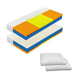 Sada 2 matrací za cenu jedné se 2 polštáři Tropico Kašmír 24, 90 x 200 cm