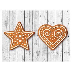 Sada 2 obdélníkových prostírání Crido Consulting Star & Heart, 40 x 30 cm