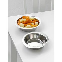 Sada 2 oválných misek z nerezové oceli Steel Function