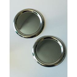 Sada 2 podtácků z nerezové oceli Steel Function, ø 13cm
