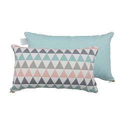 Sada 2 polštářů s výplní Karup Deco Cushion Pastel Trinity/Peppermint, 45 x 25 cm