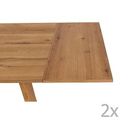 Sada 2 prodlužovacích přídavných panelů ke stolu Actona Chara
