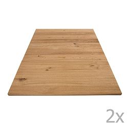 Sada 2 prodlužovacích přídavných panelů ke stolu Actona Stockholmt