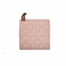 Sada 2 růžových bavlněných kuchyňských chňapek Tiseco Home Studio, 20 x 20 cm