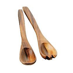 Sada 2 salátových naběraček z akátového dřeva Premier Housewares Socoro