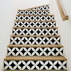 Sada 2 samolepek na schody Ambiance Alvaro, 15 x 105 cm