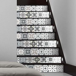 Sada 2 samolepek na schody Ambiance Romolo, 15 x 105 cm