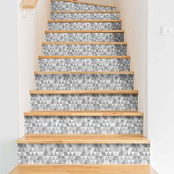 Sada 2 samolepek na schody Ambiance Stairs Stickers Hege, 15 x 105 cm