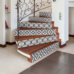 Sada 2 samolepek na schody Ambiance Valkyrie, 15 x 105 cm