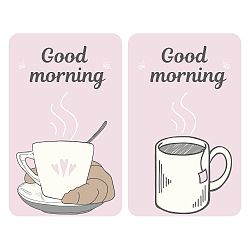 Sada 2 skleněných krytů na sporák Wenko Good Morning