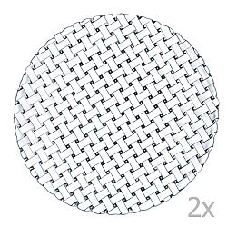 Sada 2 talířů z křišťálového skla Nachtmann Bossa Nova, ⌀ 32 cm