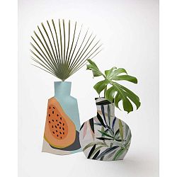 Sada 2 textilních váz na květiny Really Nice Things Tropical
