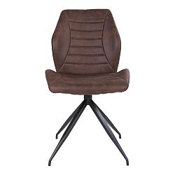 Sada 2 tmavě hnědých jídelních židlí House Nordic Fredericia