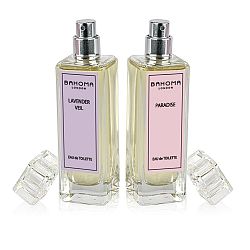 Sada 2 toaletních vod Bahoma London Lavender Veil & Paradise