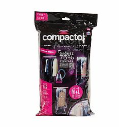 Sada 2 vakuových obalů na oblečení Compactor Clear