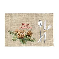 Sada 2 vánočních prostírání Apolena Honey Merry, 43 x 43 cm