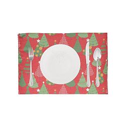 Sada 2 vánočních prostírání Apolena Shine Ornaments, 33 x 45 cm