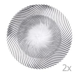 Sada 2 velkých talířů z křišťálového skla Nachtmann Dancing Stars - Samba, ⌀ 32 cm