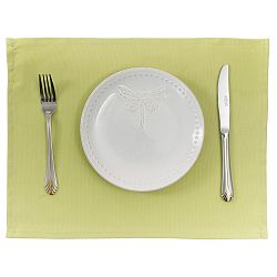 Sada 2 zelených prostírání Apolena Simply Green, 33 x 45 cm