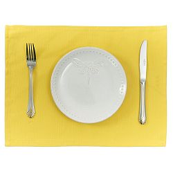 Sada 2 žlutých prostírání Apolena Simply Yellow, 33 x 45 cm