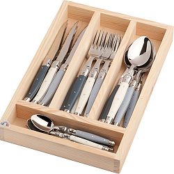 Sada 24 příborů v dřevěném balení Jean Dubost Atelier