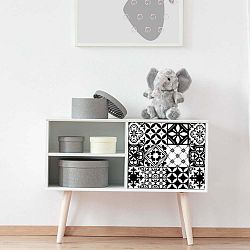 Sada 24 samolepek na nábytek Ambiance Leonida, 10 x 10 cm