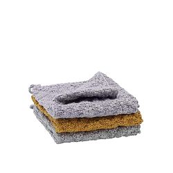 Sada 3 bavlněných kuchyňských utěrek A Simple Mess Lilac Marble