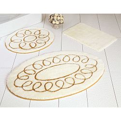 Sada 3 béžových předložek do koupelny Alessia Safir