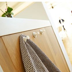 Sada 3 bílých magnetických háčků Reenbergs Multiple