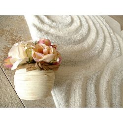 Sada 3 bílých předložek do koupelny Alessia Sparkle