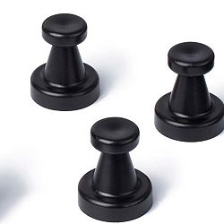 Sada 3 černých magnetických háčků Reenbergs Multiple